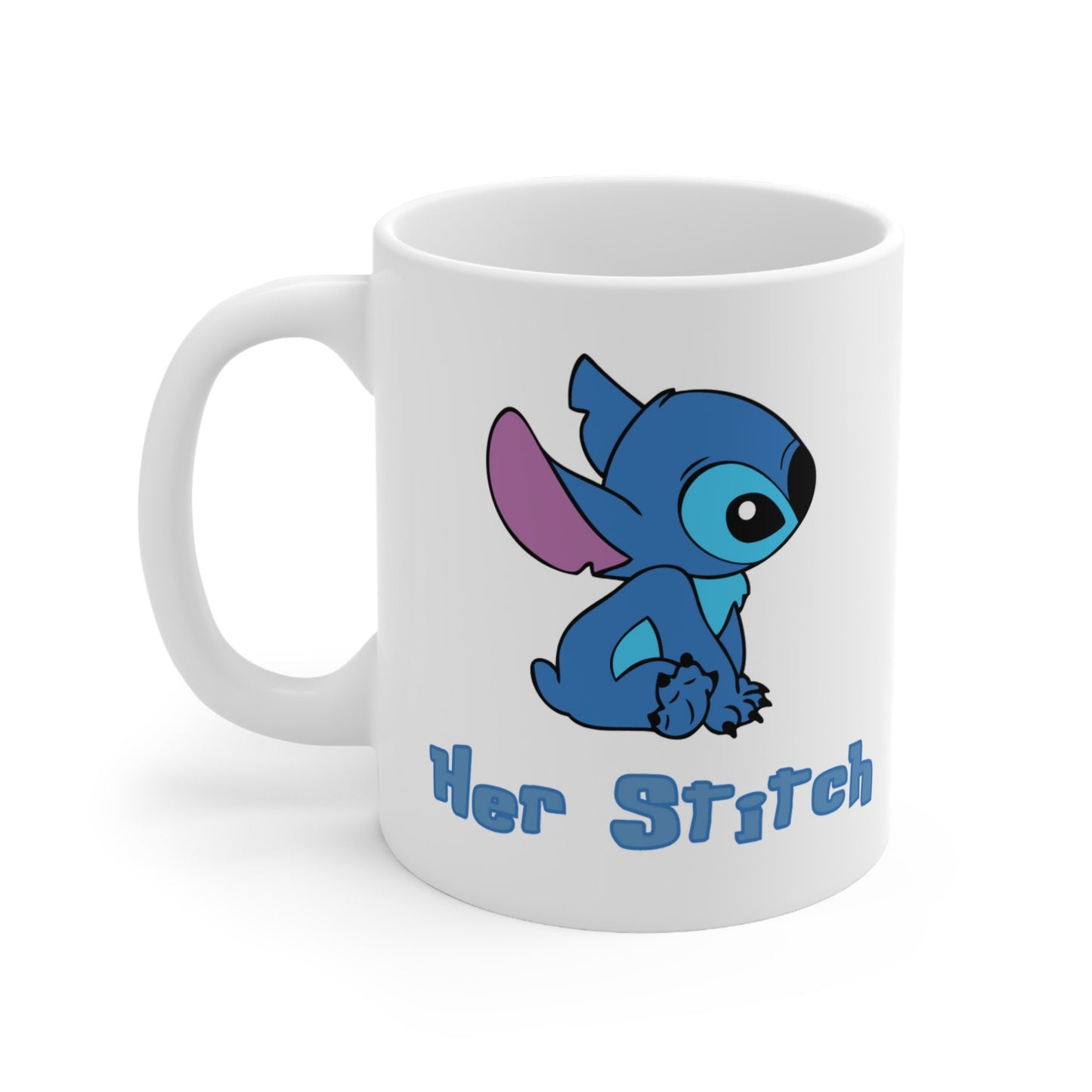 Stitch & Angel mug, Custom mug, Stitch And Angel Couple Mug Set, Stitch and angel personalized mug with names, Anniversary gift.