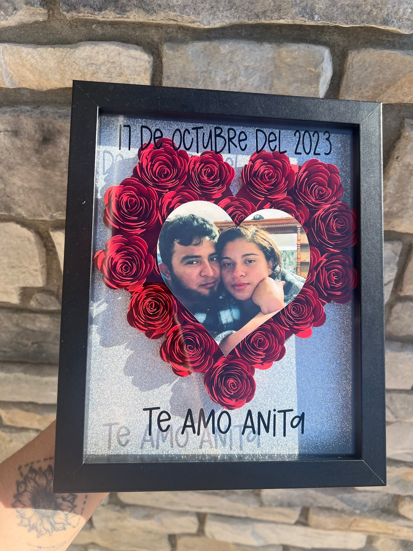 Heart Shadow Box💖🌸 With Photo