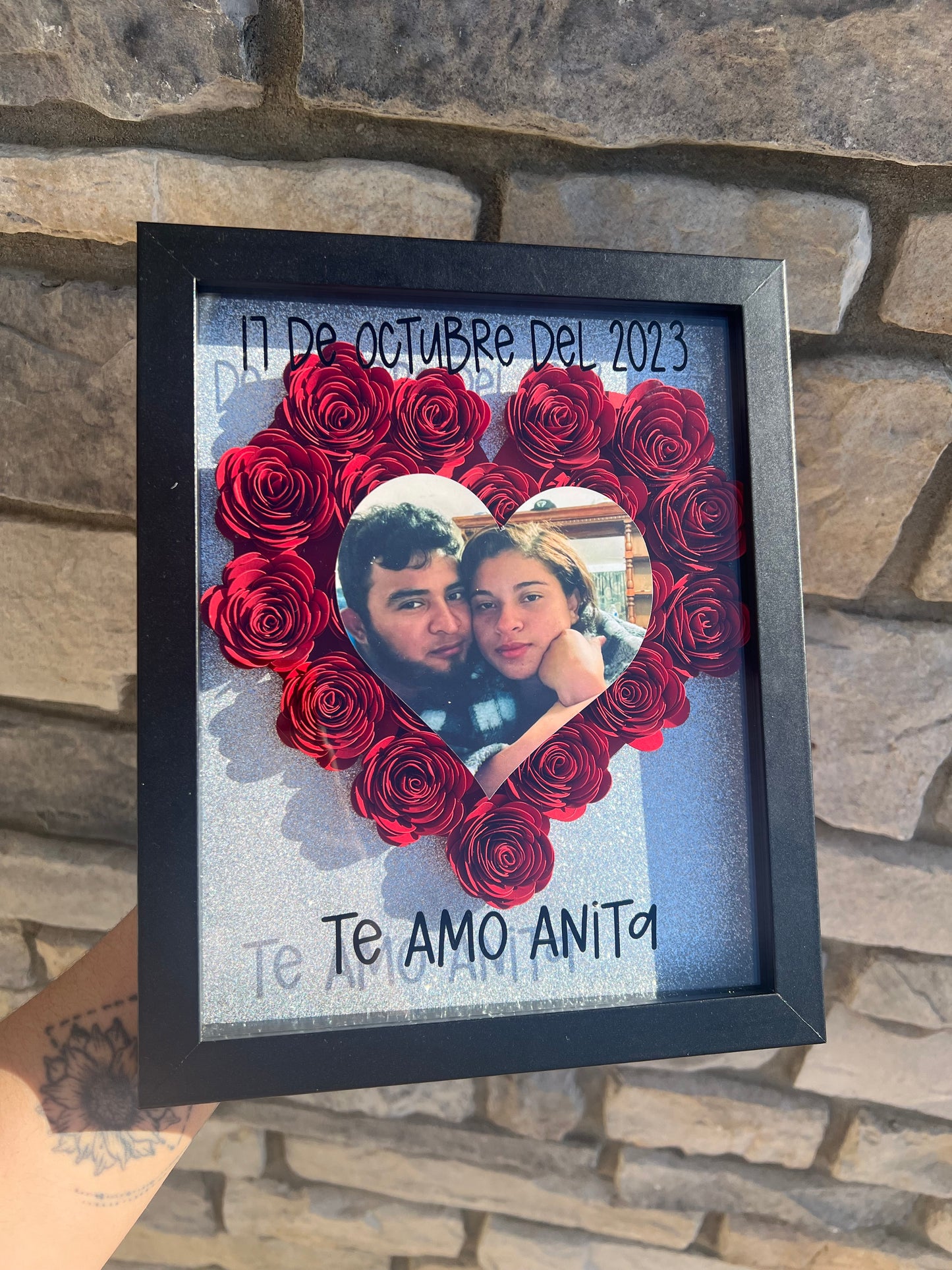 Heart Shadow Box💖🌸 With Photo