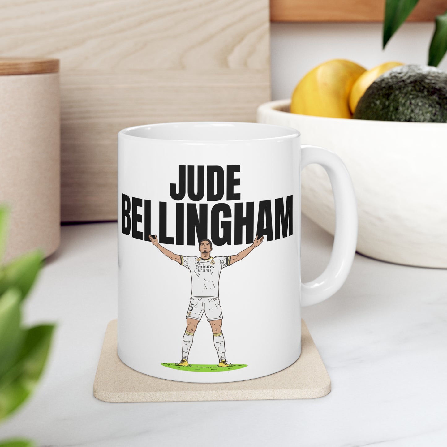Bellingham, Jude Bellingham White Mug, Real Madrid Mug, Jude Bellingham Real Madrid, Soccer Team | Hala Madrid | Madrid F.C | Bellingol