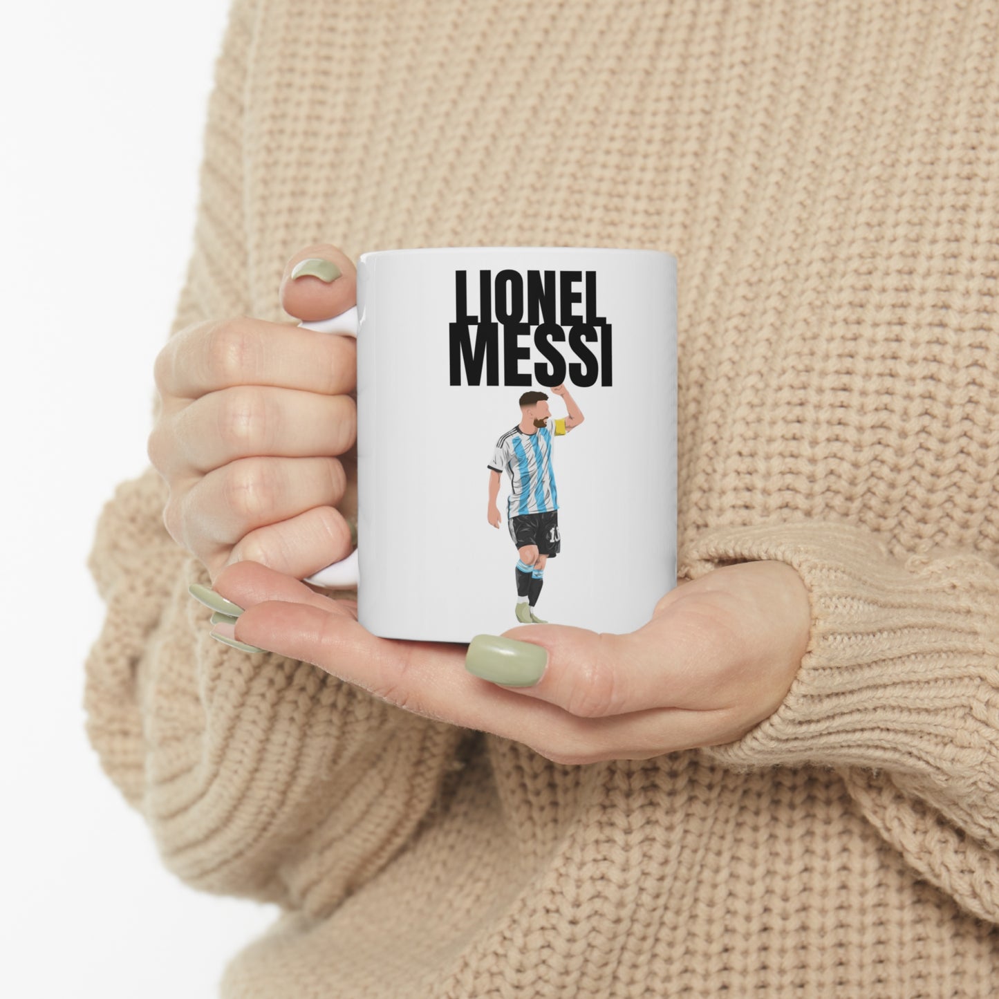 Argentina Soccer, Lionel Messi 10, Messi mug, Messi, Custom Argentina National football team mug , The Goat, Messi la Pulga, Campeon Mundial