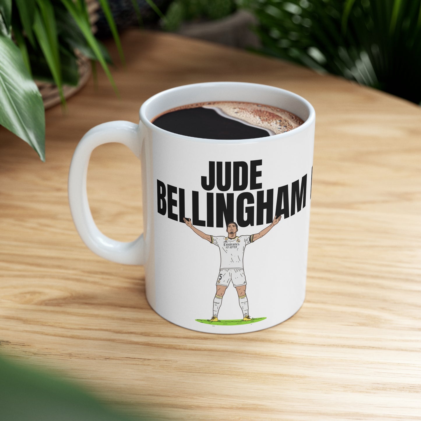 Bellingham, Jude Bellingham White Mug, Real Madrid Mug, Jude Bellingham Real Madrid, Soccer Team | Hala Madrid | Madrid F.C | Bellingol
