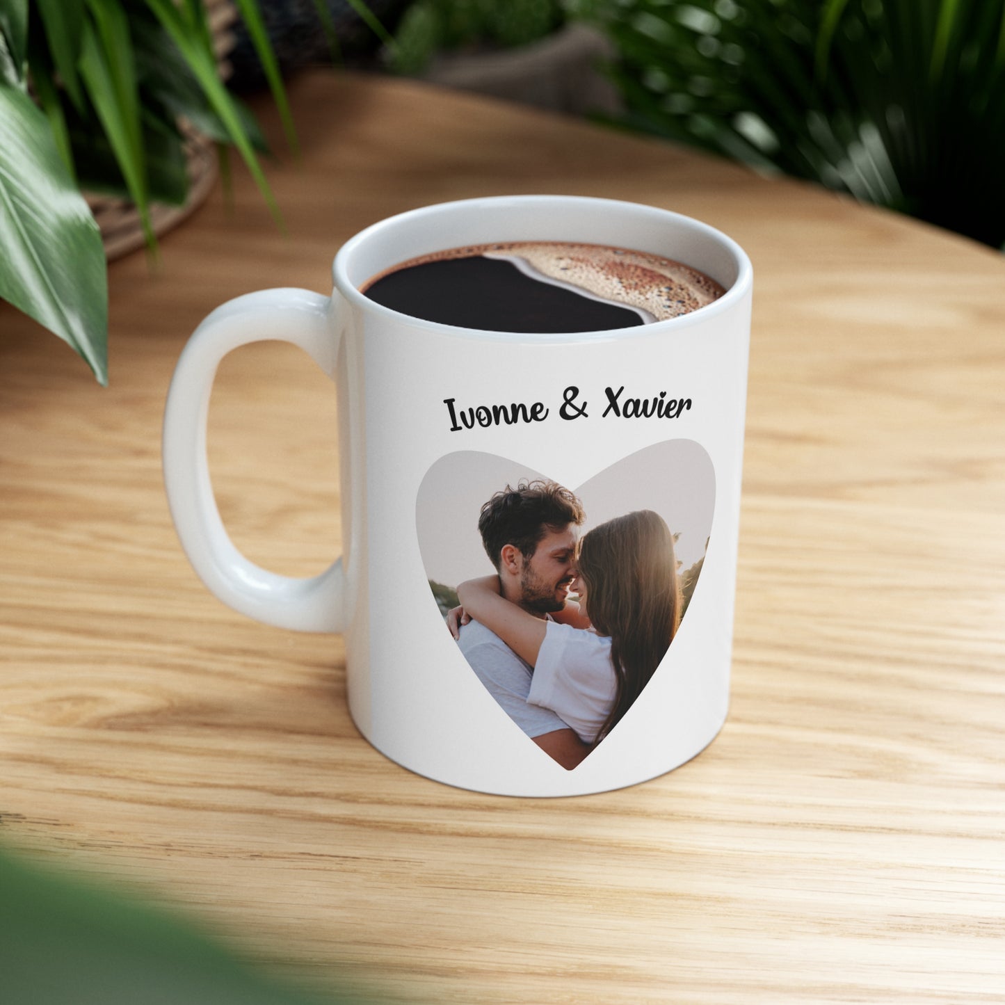 Anniversary mugs, Couples mugs, Valentine's Day mugs, Personalized mugs with name and photo.