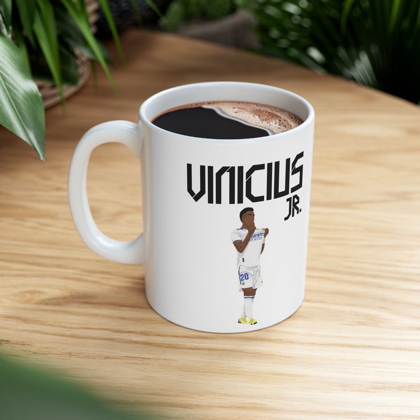 Vinicius Jr, Vini Jr, Hala Madrid, Real Madrid C.F, VINI,  Soccer Mug, Mug Football Design, Cid Vinicius