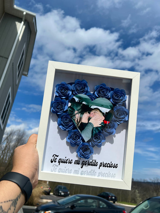Heart Shadow Box💖🌸 With Photo