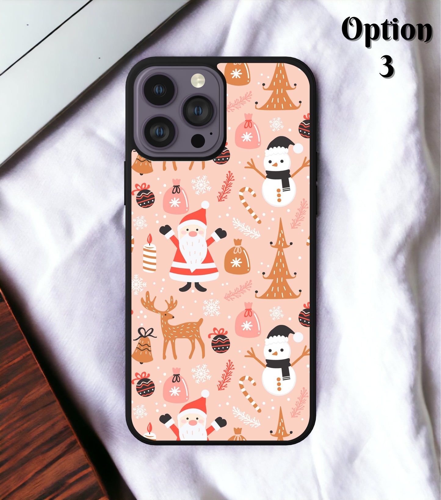 Christmas Phone Case | Pink Christmas
