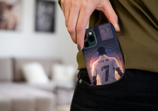 Phone Case Vinicius Jr, Vini Jr, Hala Madrid, Madrid C.F, VINI,  Soccer Phone Case, Phone case Football Design, Cid Vinicius