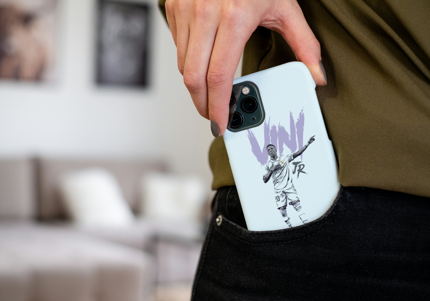 Phone Case Vinicius Jr, Vini Jr, Hala Madrid, Madrid C.F, VINI,  Soccer Phone Case, Phone case Football Design, Cid Vinicius