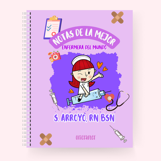 Personalized NoteBook, Hard Cover, Custom, Lined Sheets or Dotted Sheets