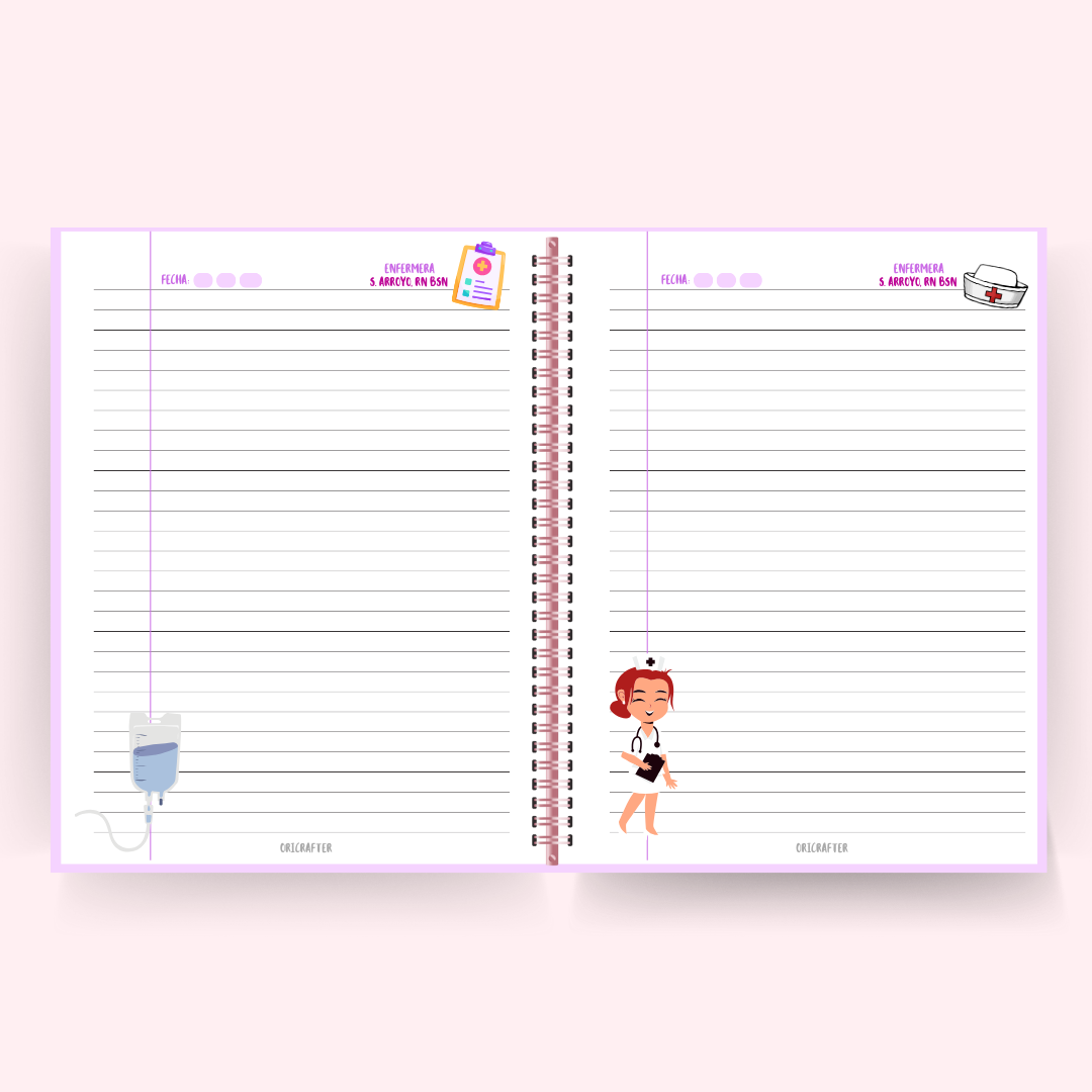 Personalized NoteBook, Hard Cover, Custom, Lined Sheets or Dotted Sheets