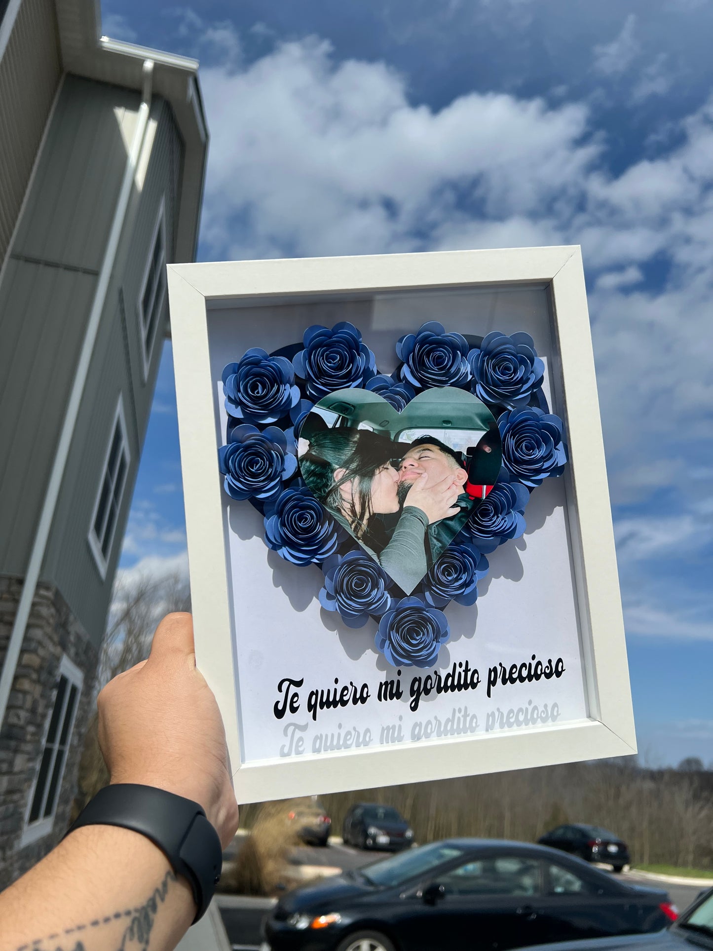 Heart Shadow Box💖🌸 With Photo