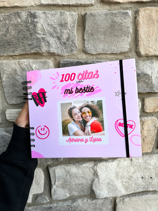 100 citas con mi bestie/ 100 citas con mi mejor amiga / bestie gift / regalo para mejor amiga /