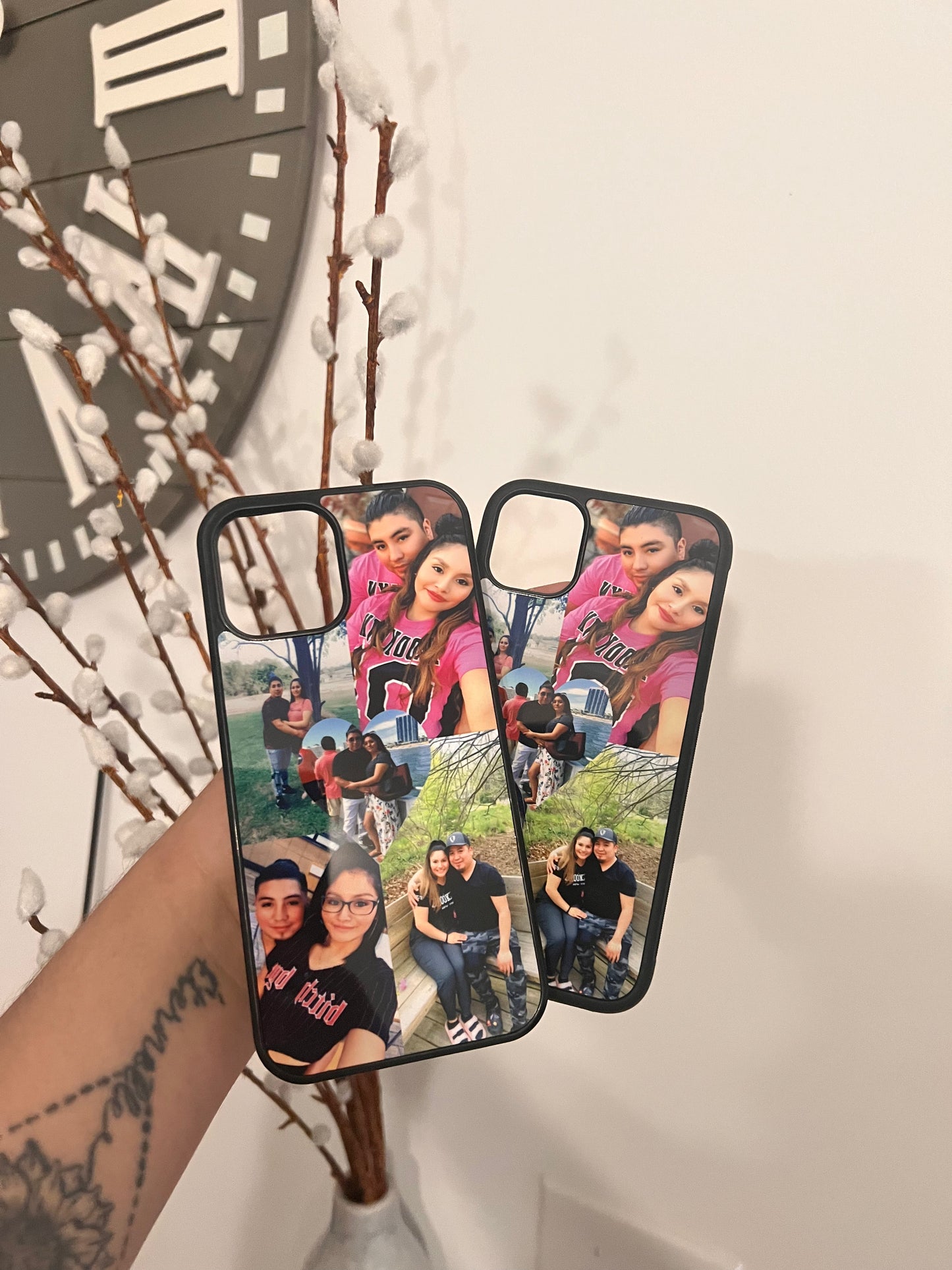 Custom photo collage phone cases - Phone Case Custom image - Customizable Phone Case - up to 6 photos / Custom Phone Case with Pictures