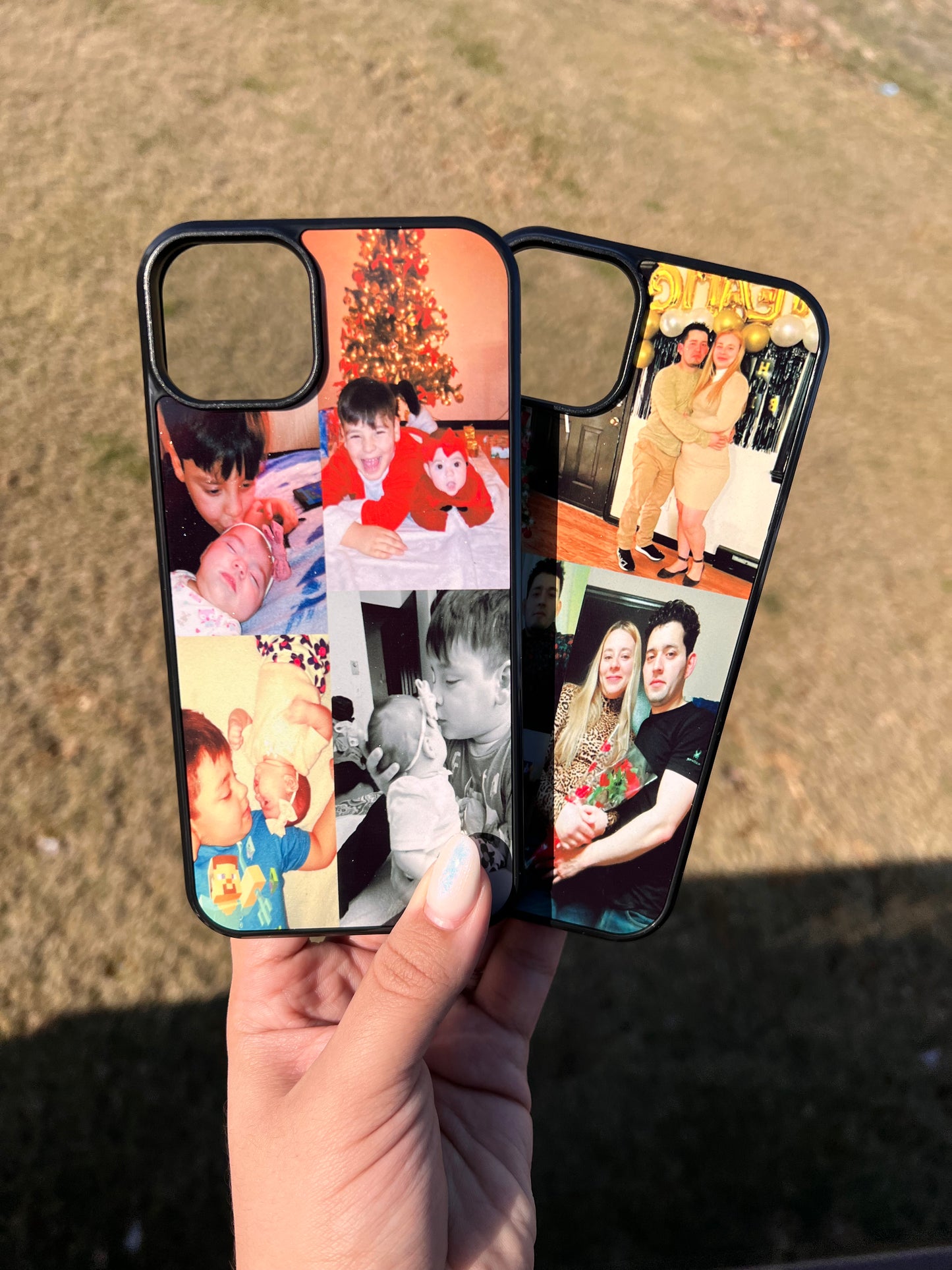 Custom photo collage phone cases - Phone Case Custom image - Customizable Phone Case - up to 6 photos / Custom Phone Case with Pictures