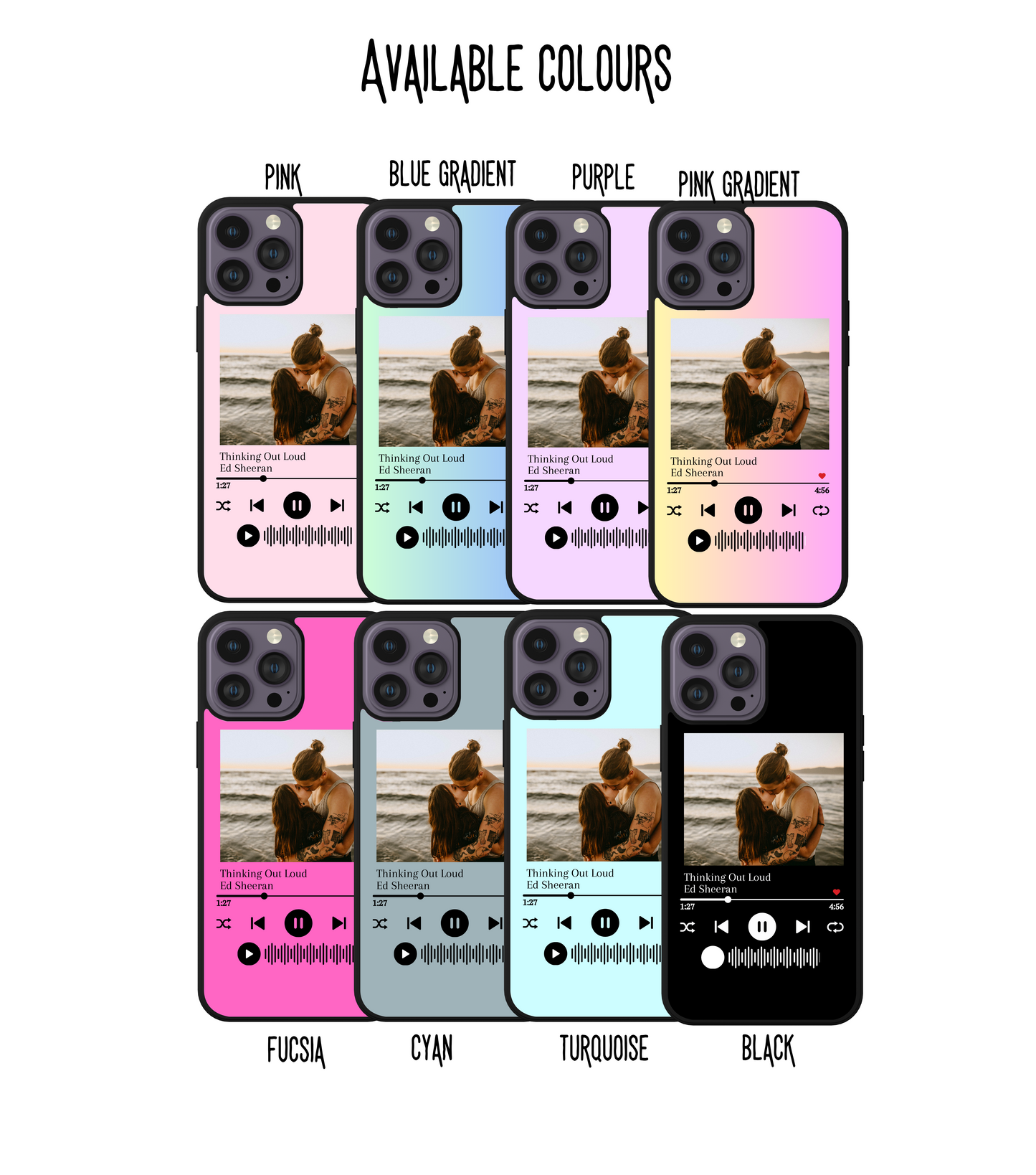 Custom Music Plaque Phone Case, Music plaque phone case with photo, Music plaque phone case - anniversary gift phone case