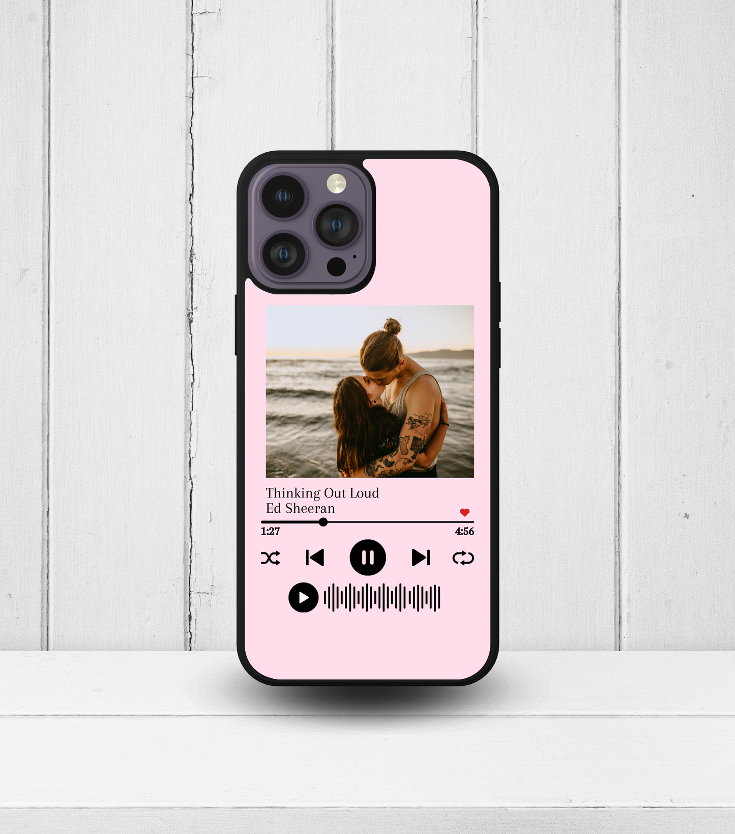 Custom Music Plaque Phone Case, Music plaque phone case with photo, Music plaque phone case - anniversary gift phone case