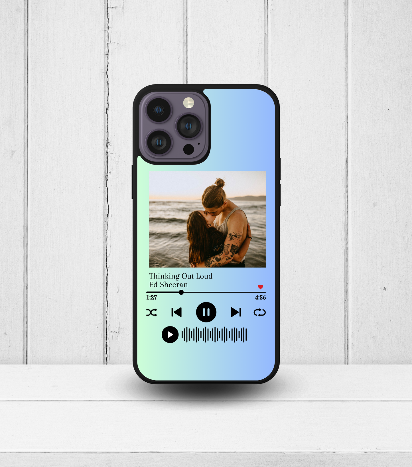 Custom Music Plaque Phone Case, Music plaque phone case with photo, Music plaque phone case - anniversary gift phone case