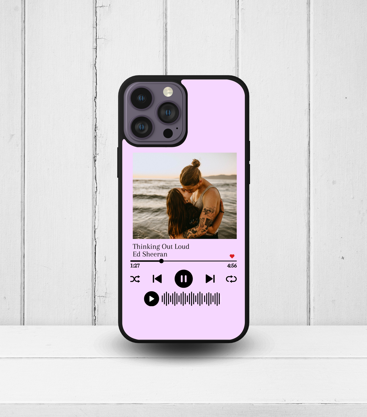 Custom Music Plaque Phone Case, Music plaque phone case with photo, Music plaque phone case - anniversary gift phone case