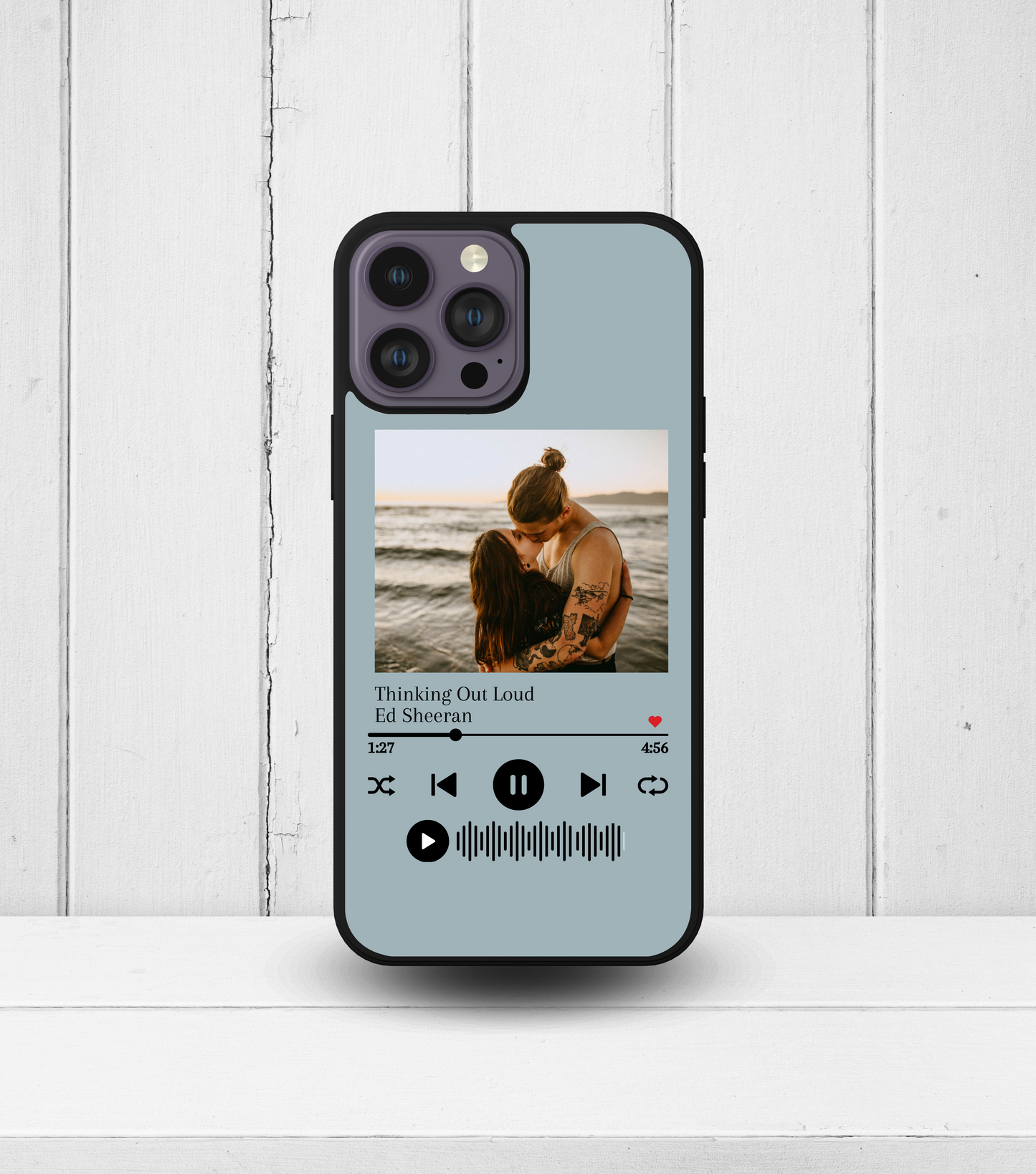 Custom Music Plaque Phone Case, Music plaque phone case with photo, Music plaque phone case - anniversary gift phone case