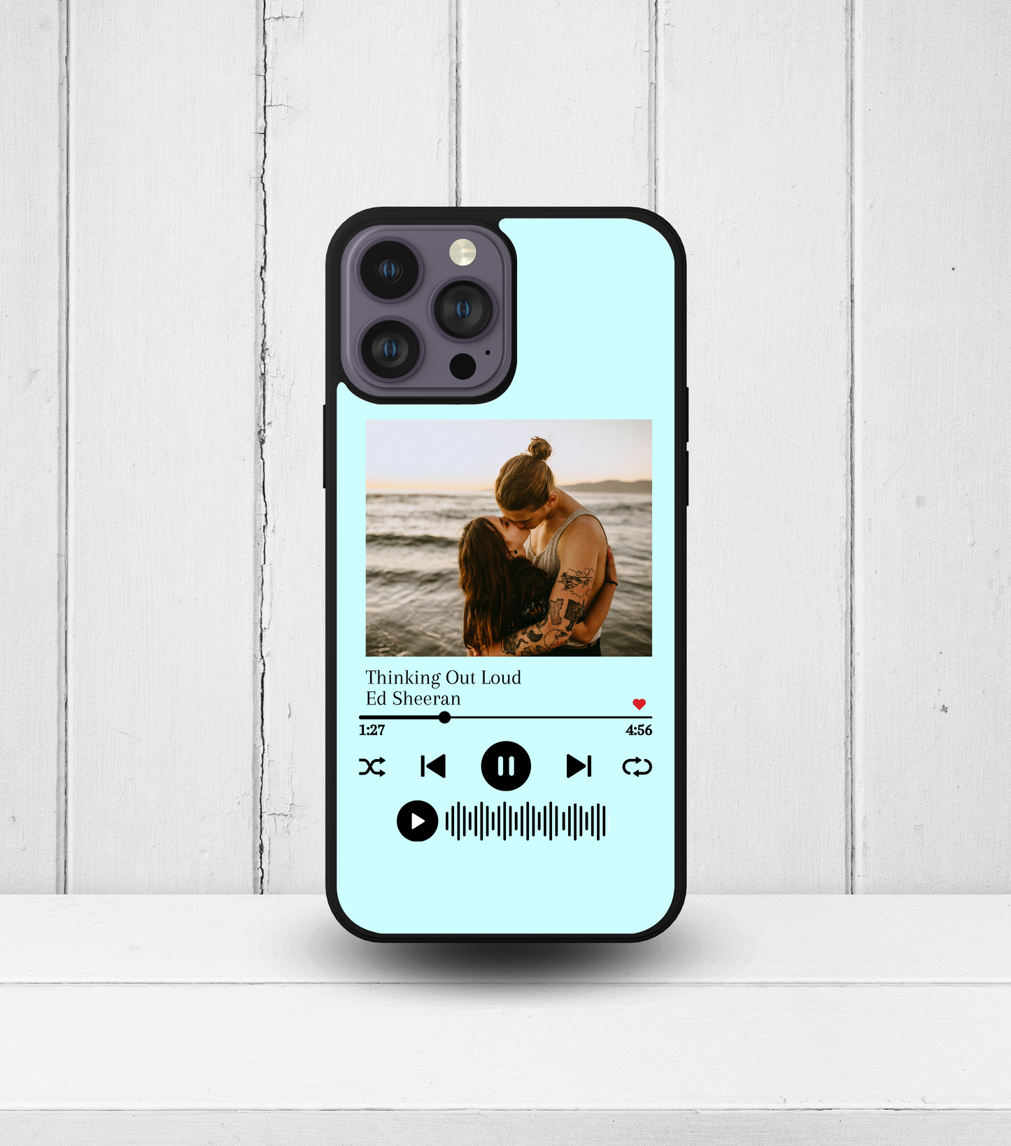Custom Music Plaque Phone Case, Music plaque phone case with photo, Music plaque phone case - anniversary gift phone case