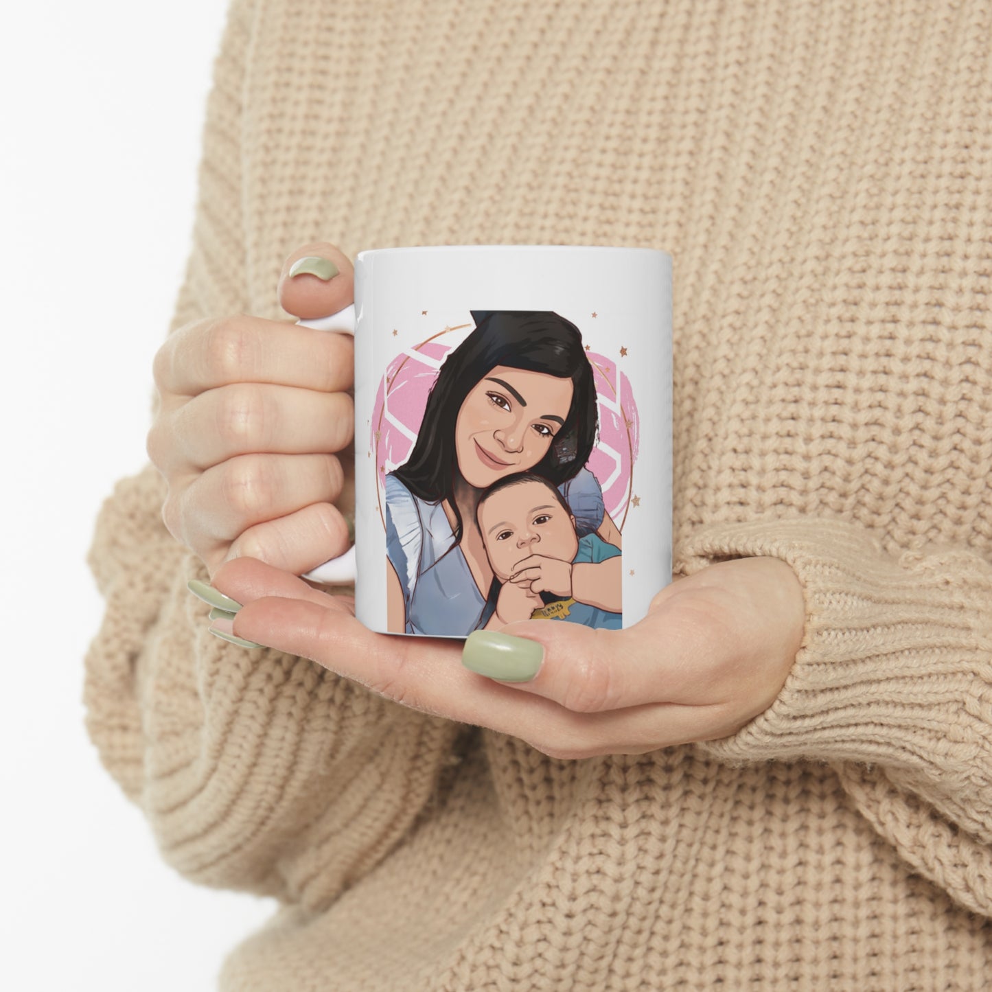 Caricature Mug, Custom Mug, Cartoon Portrait, Personalized Mug, Photo To Portrait Mug, Birthday, Anniversary Photo, Custom Cartoon Mug, Vday