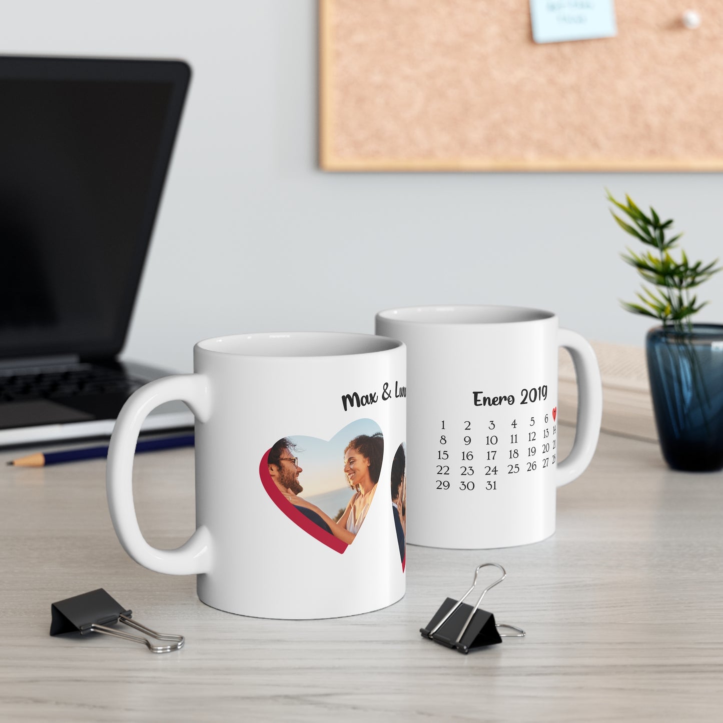 Couples mugs, Valentine's Day mugs, Anniversary mugs, Personalized mugs with name and photo.