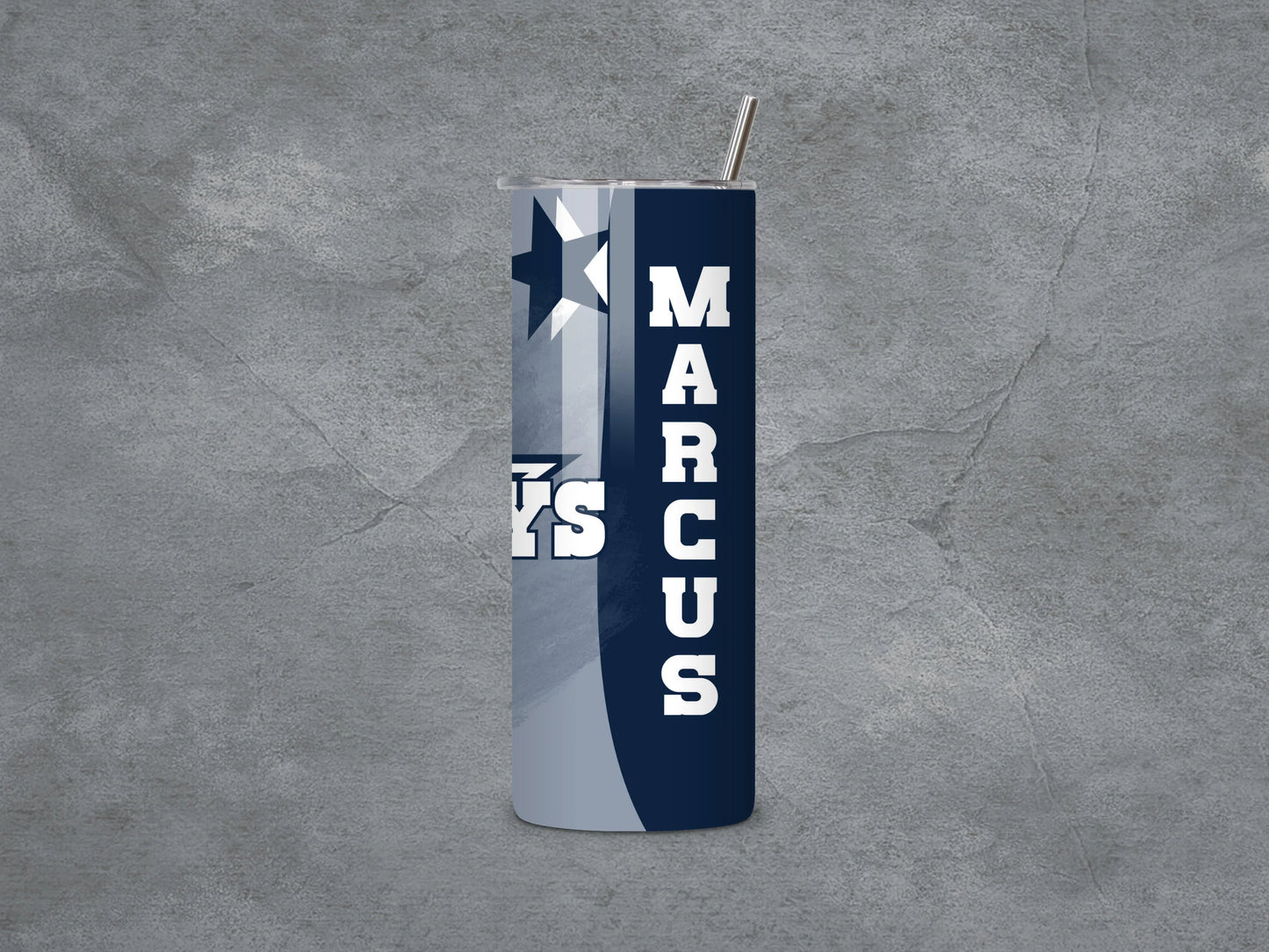 Dallas Cowboys, Cowboys, Football Lovers, Football Tumbler, Custom name tumbler, Cowboys lovers, Tumbler, Football Lovers, Stainless Steel