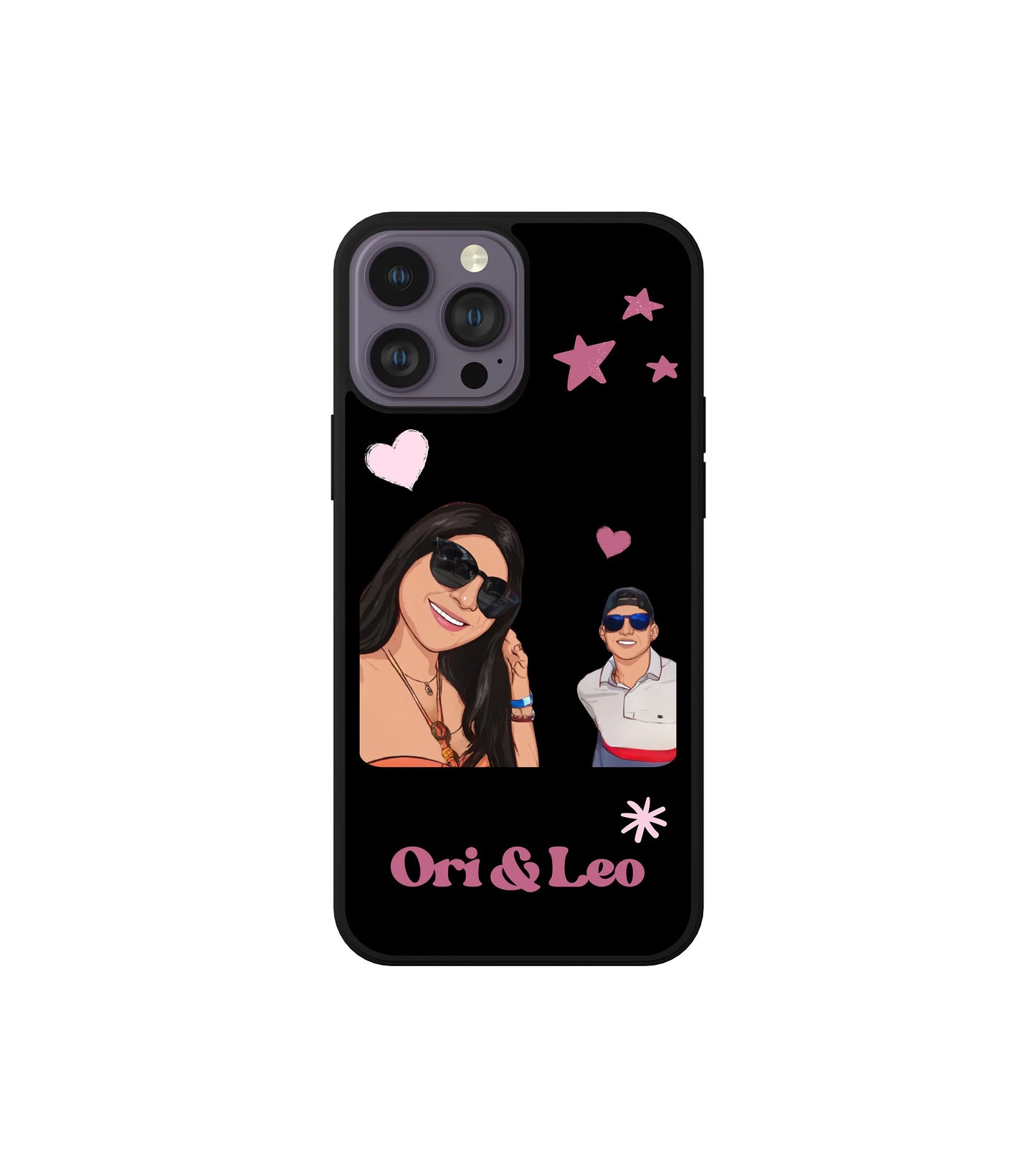 Custom Cartoon phone Case | Portrait Phone Case | Couple Portrait | Cartoon Portrait | Custom Couple Portrait iPhone Case | Photo to Cartoon