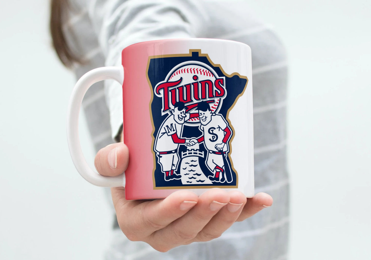 Minnesota Twins Personalized Coffee Mug, MLB Minnesota Twins Personalized Coffee Mug, Custom Baseball Mug, Twins Baseball Mug, MLB mug