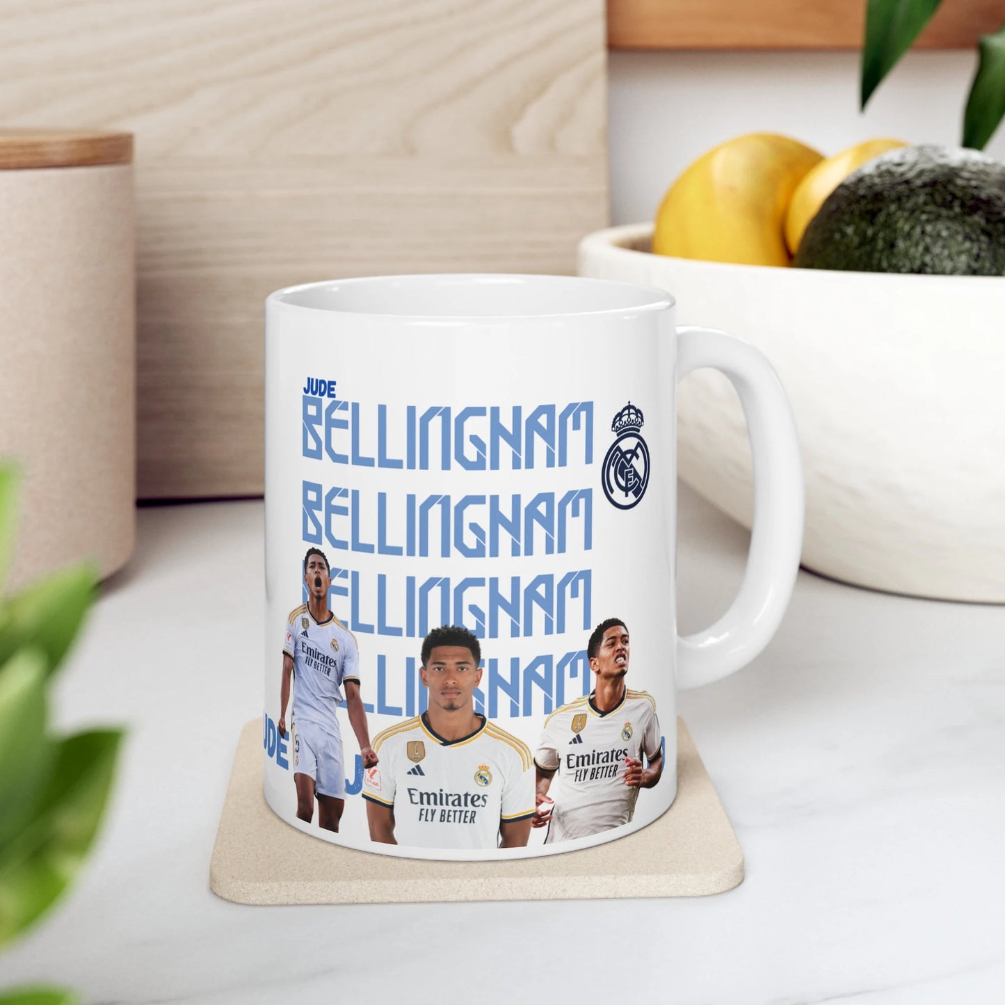 Bellingham Mug, Jude Bellingham White Mug, Real Madrid Mug, Jude Bellingham Real Madrid, Soccer Team | Hala Madrid | Madrid F.C | Bellingol