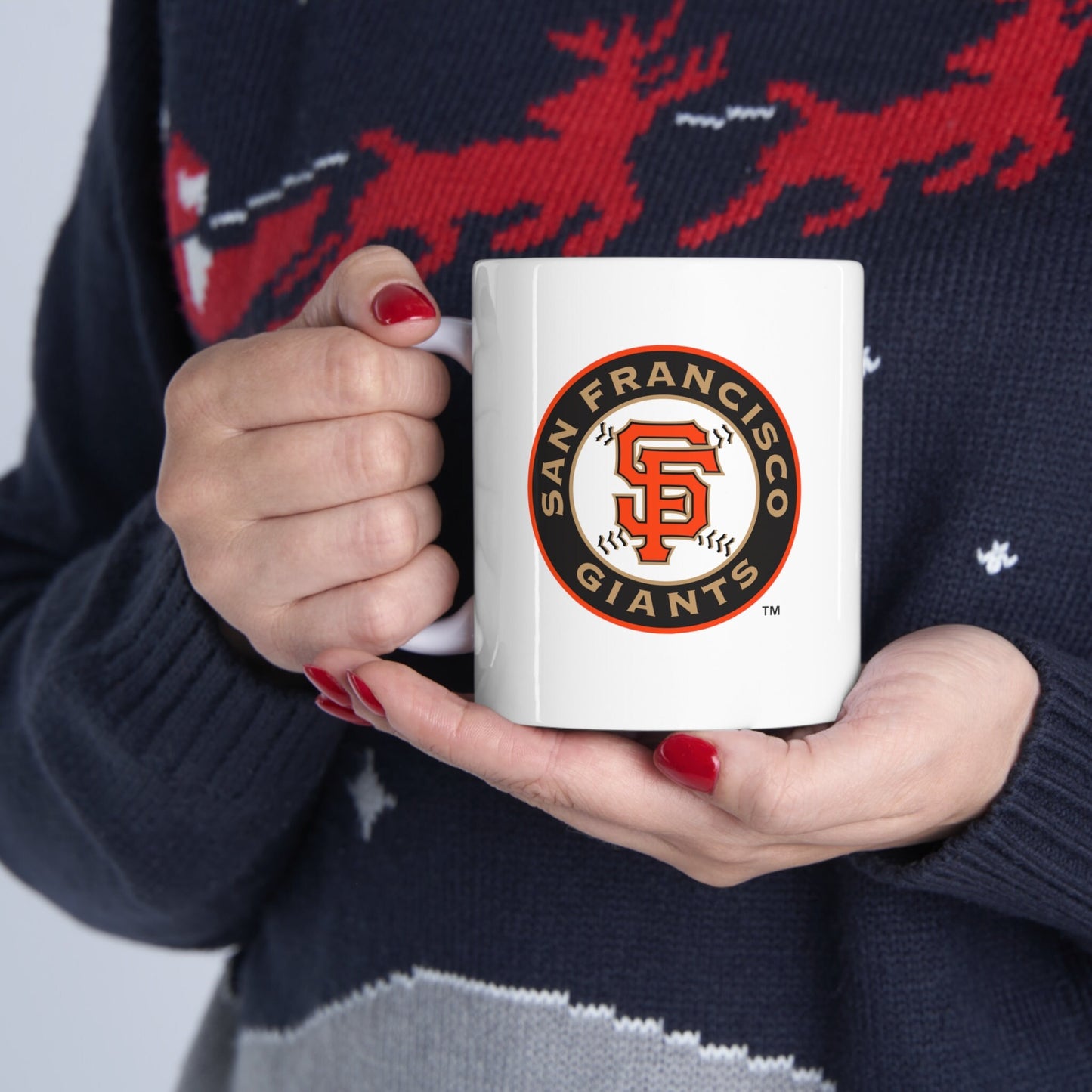 San Francisco Giants Mug, Baseball Coffee Cup, SF Fan, Sports Fan, San Francisco Giants MLB, San Francisco SF Giants Baseball Mug
