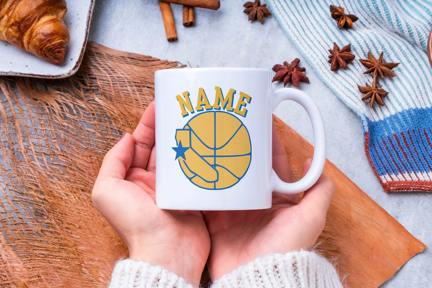 Warriors Mug, Golden State Warriors, Basketball fan mug, GSW mug