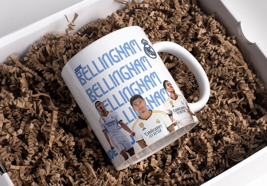 Bellingham Mug, Jude Bellingham White Mug, Real Madrid Mug, Jude Bellingham Real Madrid, Soccer Team | Hala Madrid | Madrid F.C | Bellingol