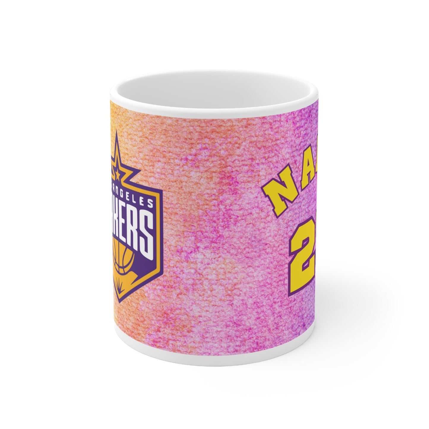 Lebron James Coffee Mug, Basketball Coffee Mug, Los Angeles Lakers, lakers coffee mug, Los Angeles Basketball Retro