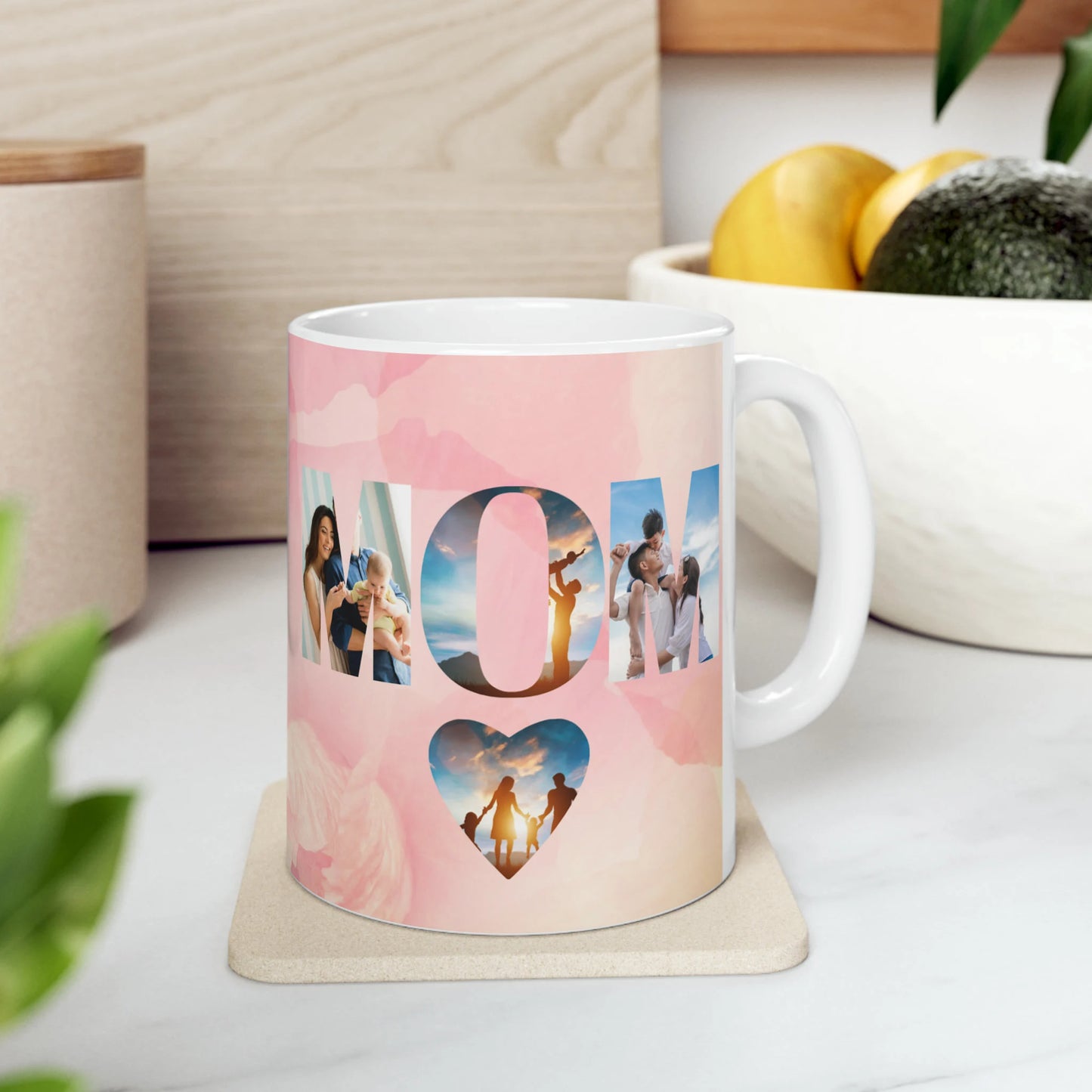 Mug with photos for mom, Mom's day Mug, Mom gift, Custom Family mug, Mothers Day Gift, Mug for Mama, Gift for mom, Mum mug