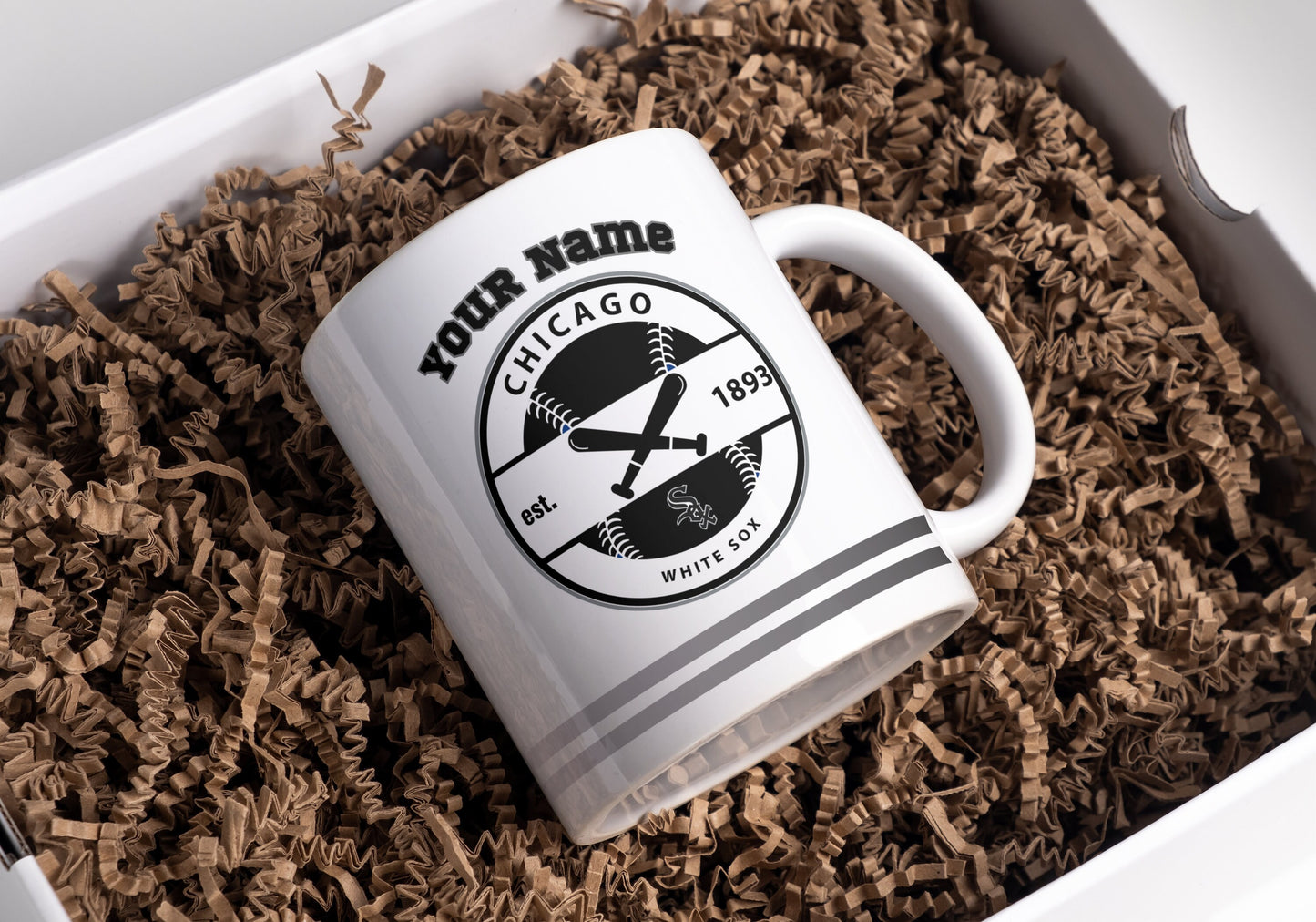 White Sox custom mug, Chicago White Sox, Custom Mug, MLB, Baseball Gift, Baseball Fans, Gifts for him, Chicago, MLB Chicago, Baseball Coffee