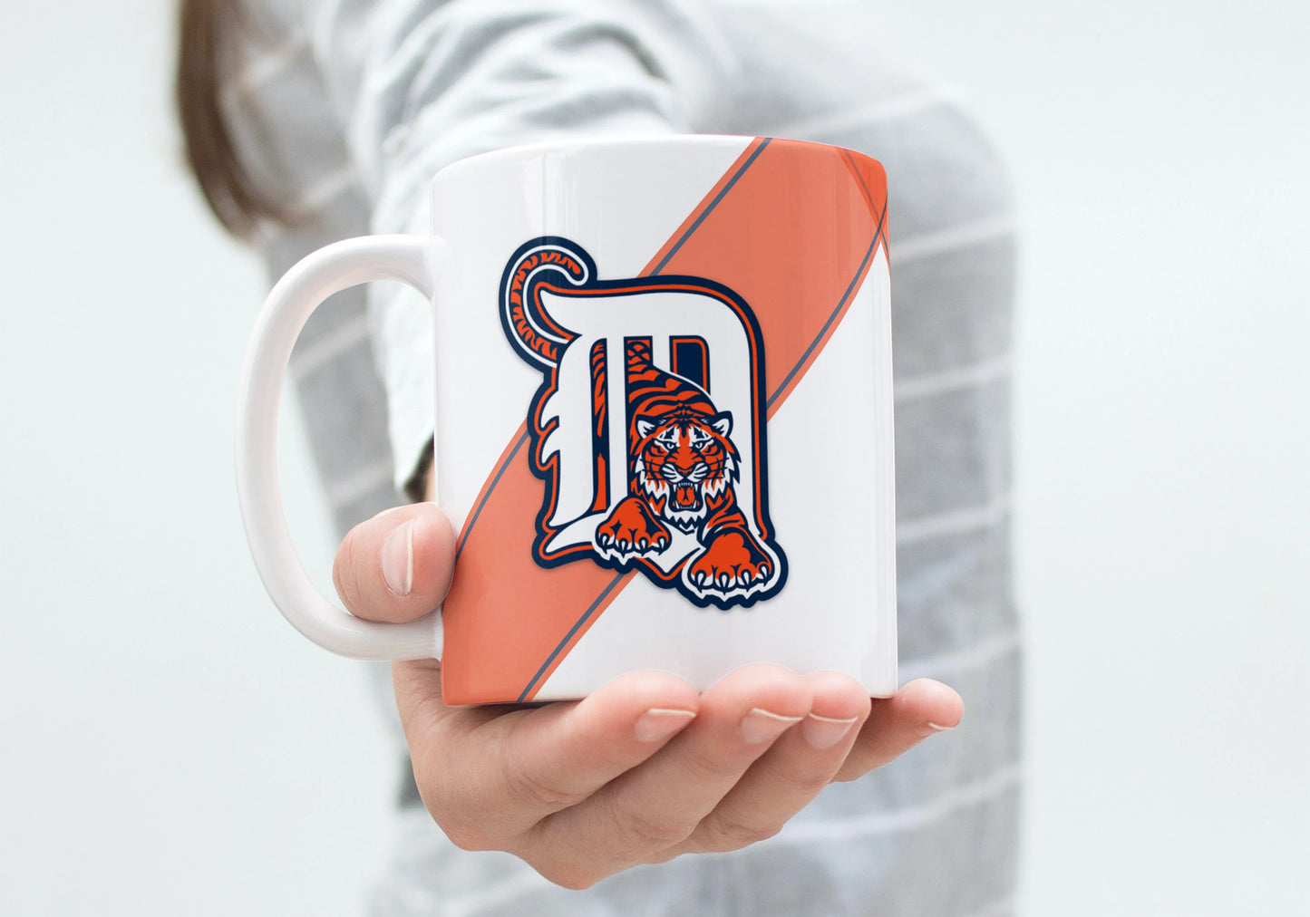 Detroit Tigers Personalized Coffee, Detroit Tigers MLB, Michigan mug, Gift For Baseball Fans, MLB baseball mug, Detroit, Custom Baseball Mug