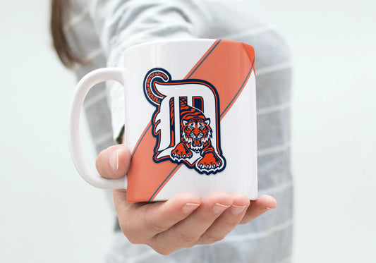 Detroit Tigers Personalized Coffee, Detroit Tigers MLB, Michigan mug, Gift For Baseball Fans, MLB baseball mug, Detroit, Custom Baseball Mug
