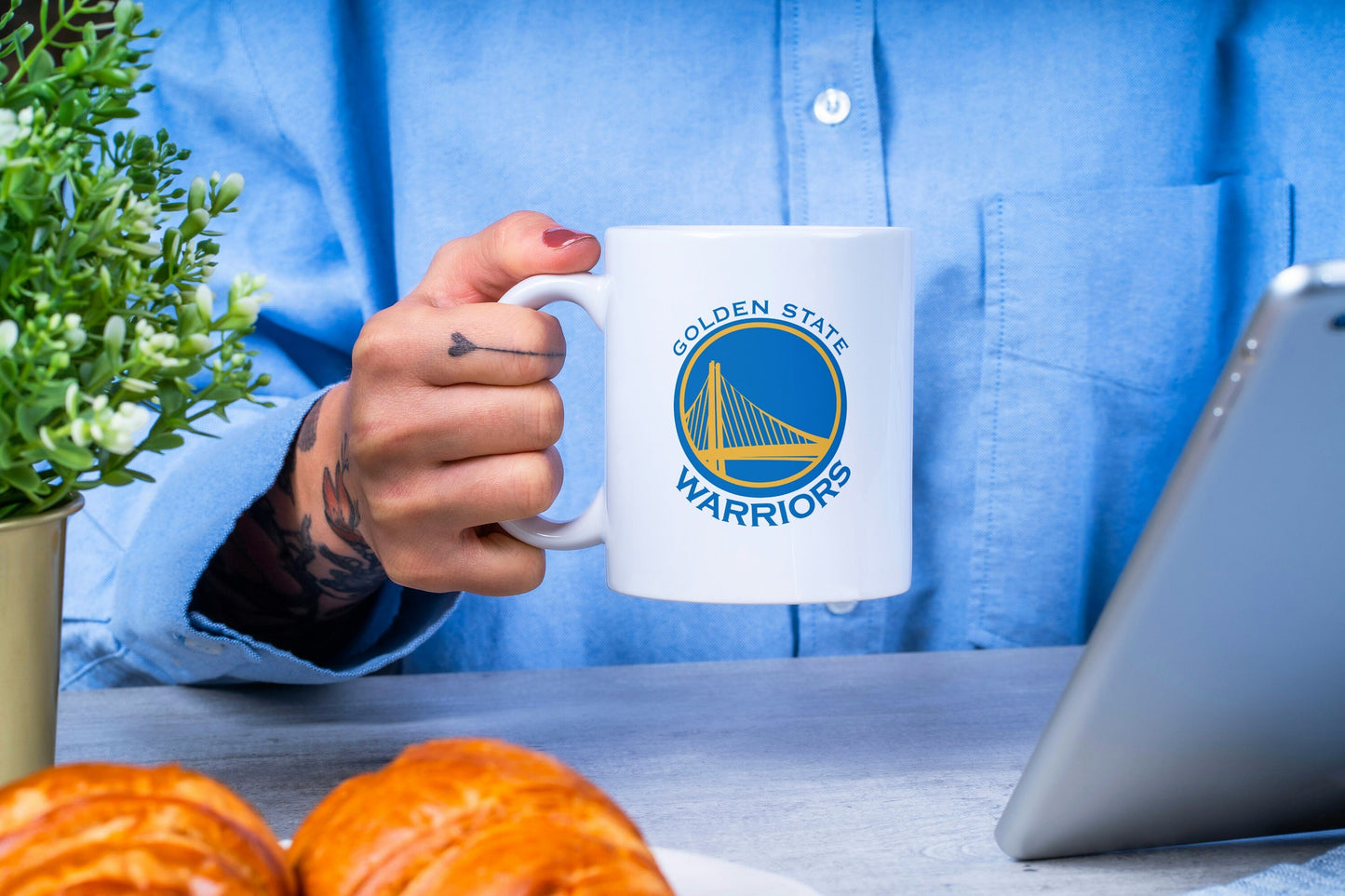 Warriors Mug, Golden State Warriors, Basketball fan mug, GSW mug