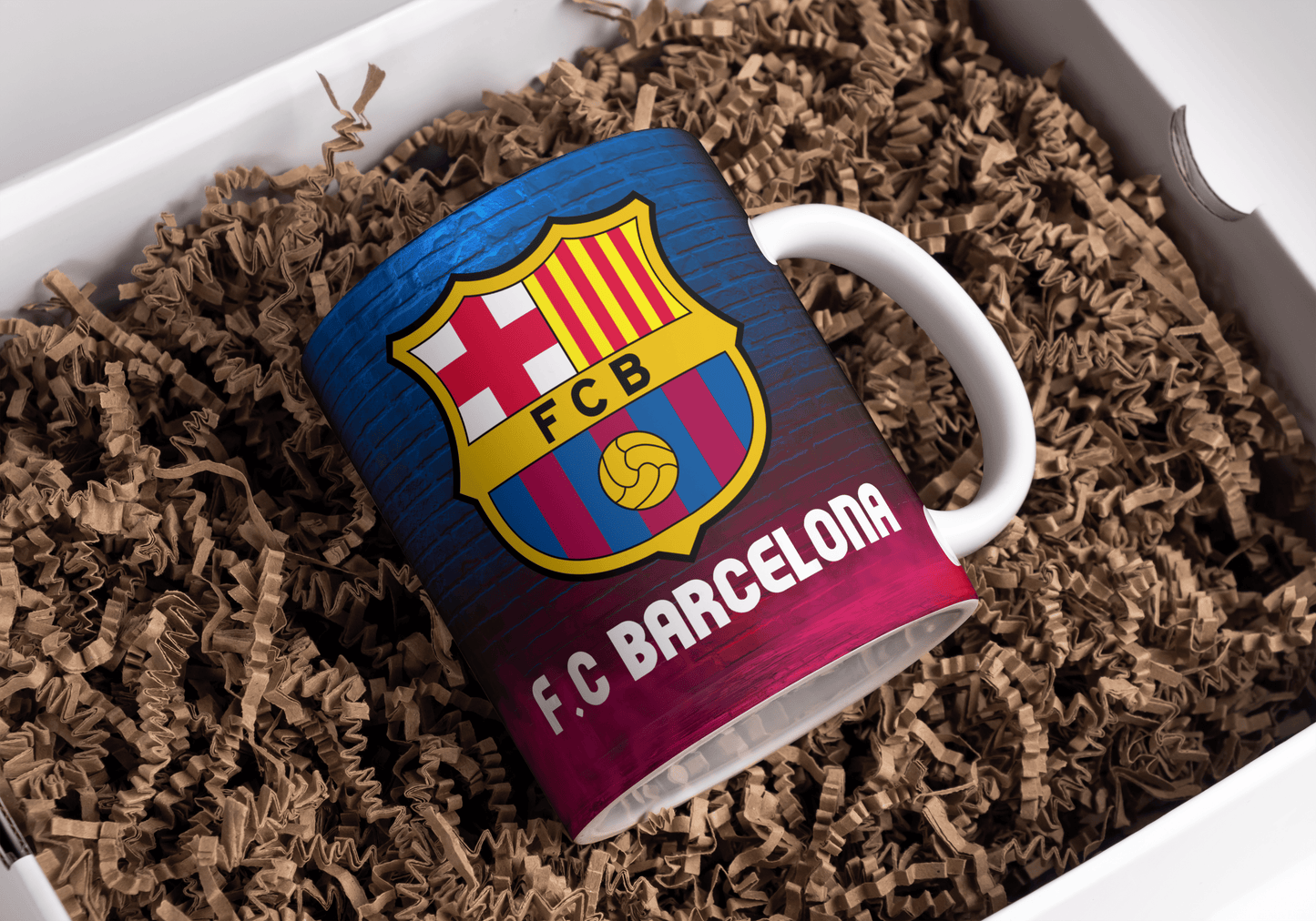 Barcelona FC. Ceramic Mug.