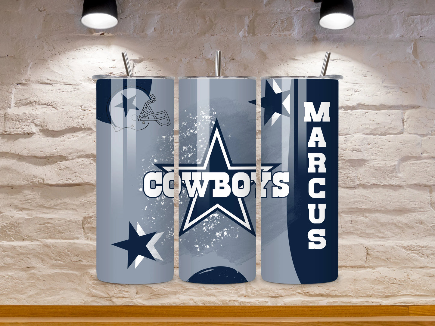Dallas Cowboys, Cowboys, Football Lovers, Football Tumbler, Custom name tumbler, Cowboys lovers, Tumbler, Football Lovers, Stainless Steel