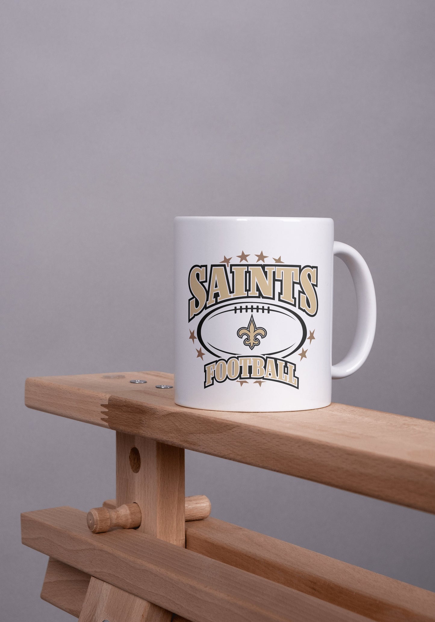 Taza personalizada de los New Orleans Saints del equipo de la NFL, taza de los Saints, taza personalizada con nombre y número, taza de fútbol