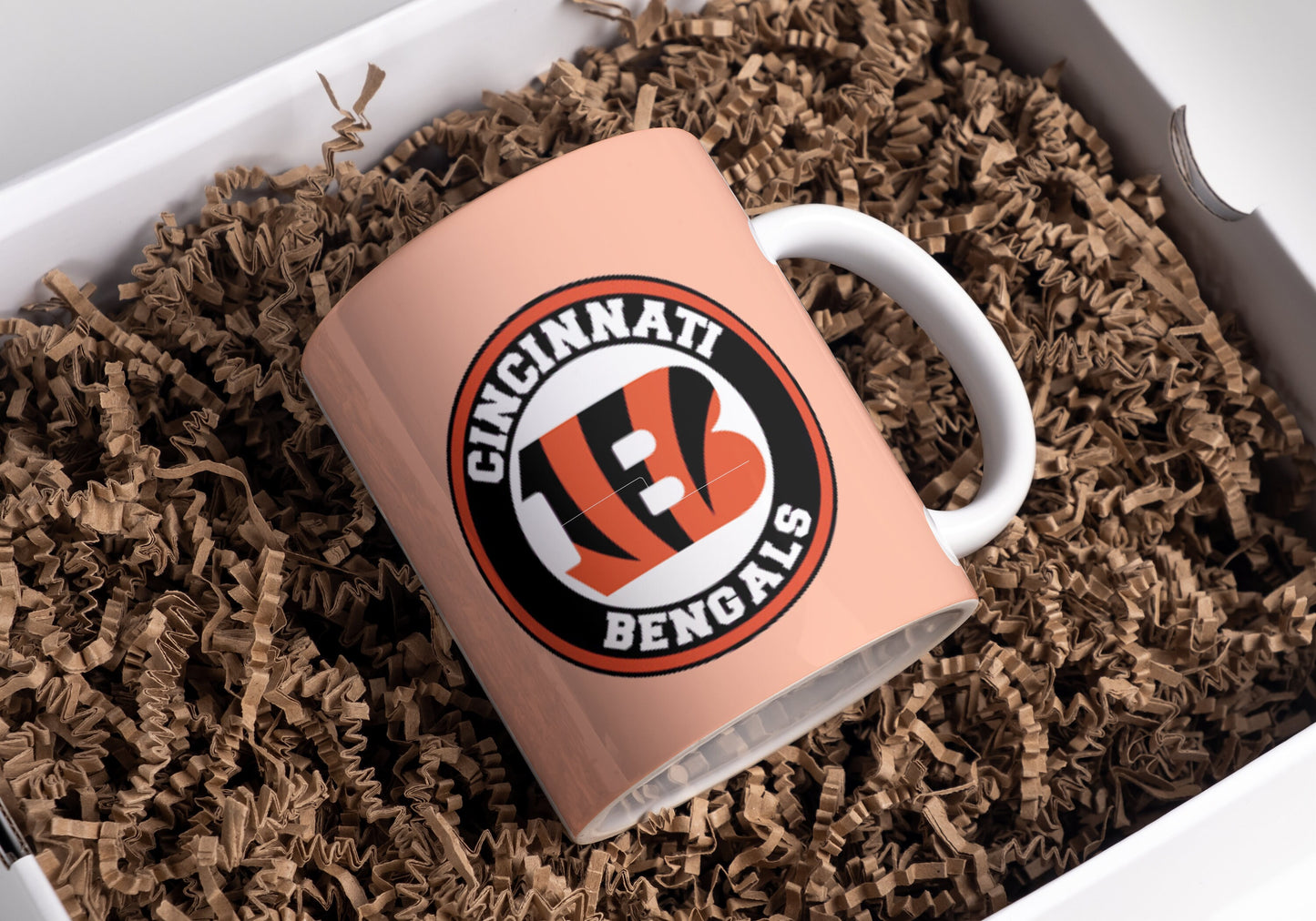 Taza de café de los Bengals, taza de fútbol de los Cincinnati Bengals, NFL, taza con nombre personalizado, amantes de los Bengals, taza de la NFL, regalo para él