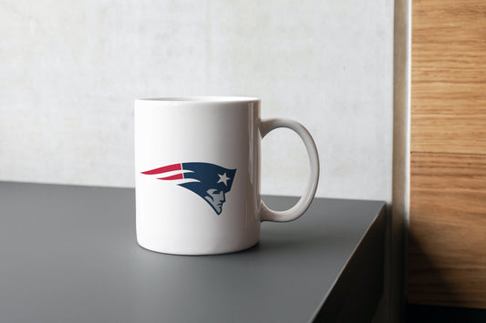 Taza de café de los Patriots, taza de fútbol de los Patriots, equipo de la NFL de los Patriots de Nueva Inglaterra, NFL, taza con nombre personalizado, amantes de los Patriots, taza de la NFL, regalo para él