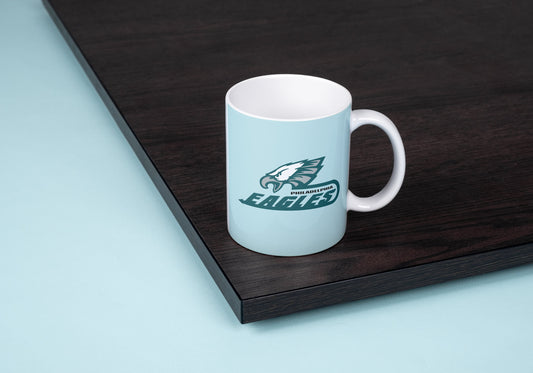 Philadelphia Eagles, Taza de fútbol de Eagles, Taza de fútbol, ​​Eagles NFL, Taza con nombre personalizado, Amantes de Eagles, Taza de la NFL, Amantes del fútbol.