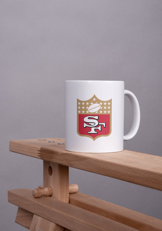 San Francisco 49ers NFL, 49ers, Taza de 49ers, 49ersNFL, Taza personalizada de los 49ers de San Francisco, Taza de fútbol, ​​Taza con nombre personalizado, Amantes de los 49ers, Taza de los Falcons