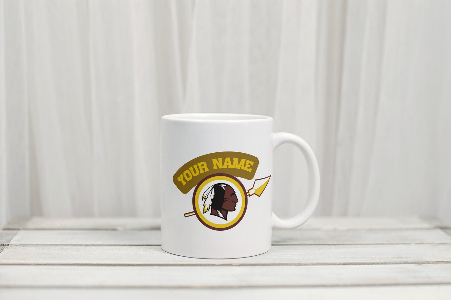 Taza de comandantes NFL, taza de la NFL, taza personalizada