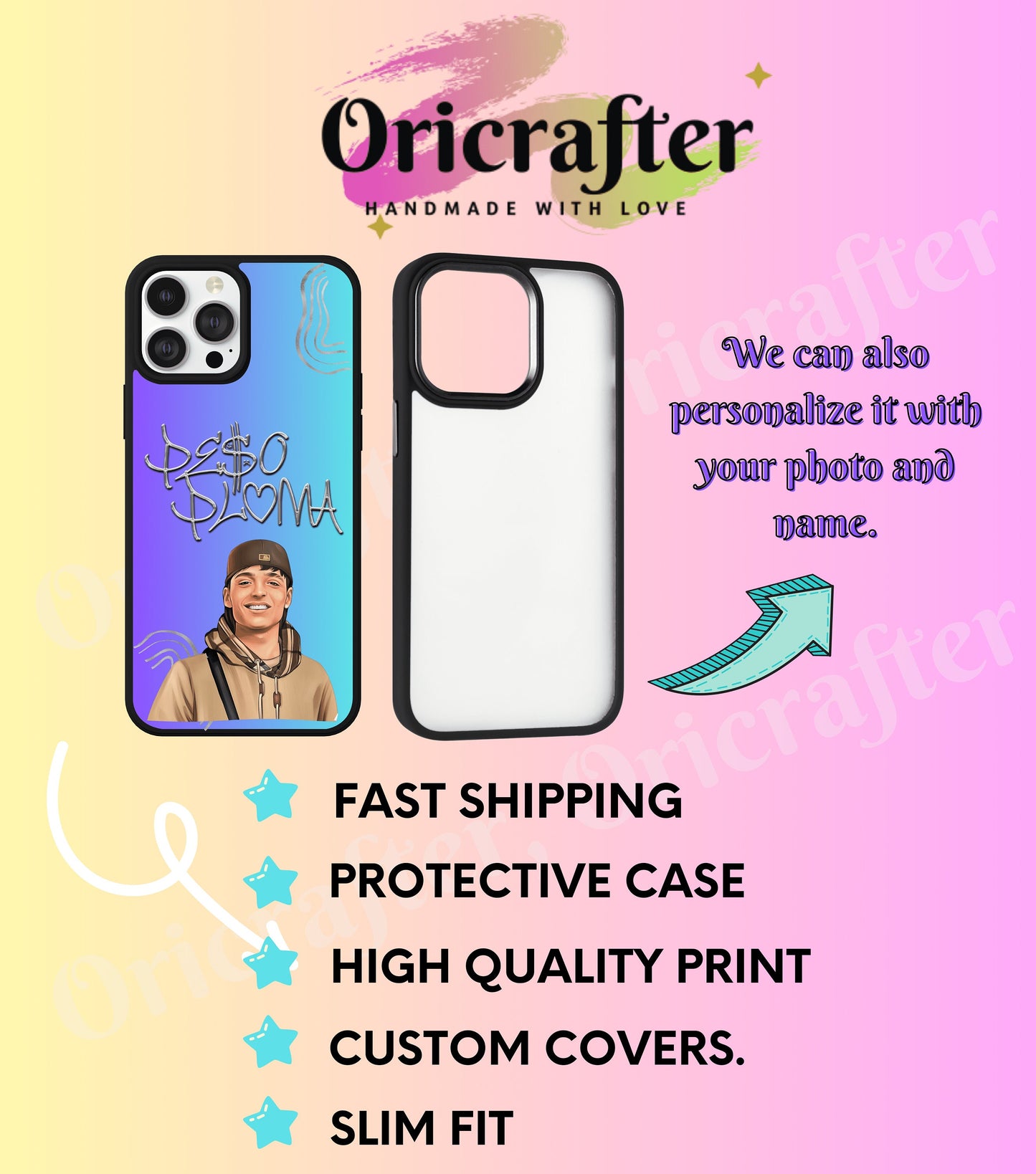 Phone Case Custom image - Custom photo phone cases - Customizable Phone Case - Custom Phone Case with Pictures