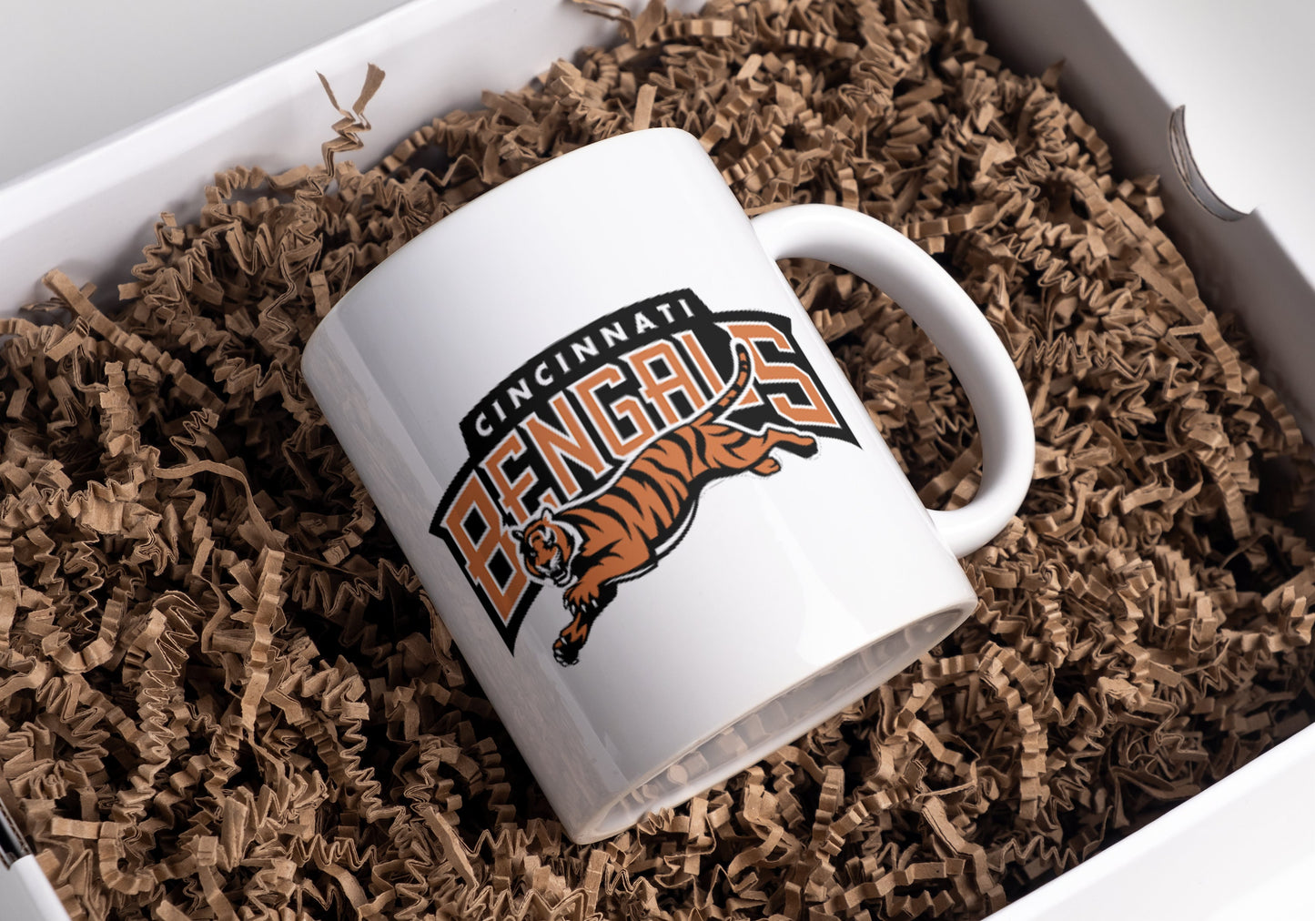 Taza de fútbol de los Cincinnati Bengals, taza de café de los Bengals, NFL, taza con nombre personalizado, amantes de los Bengals, taza de la NFL, regalo para él