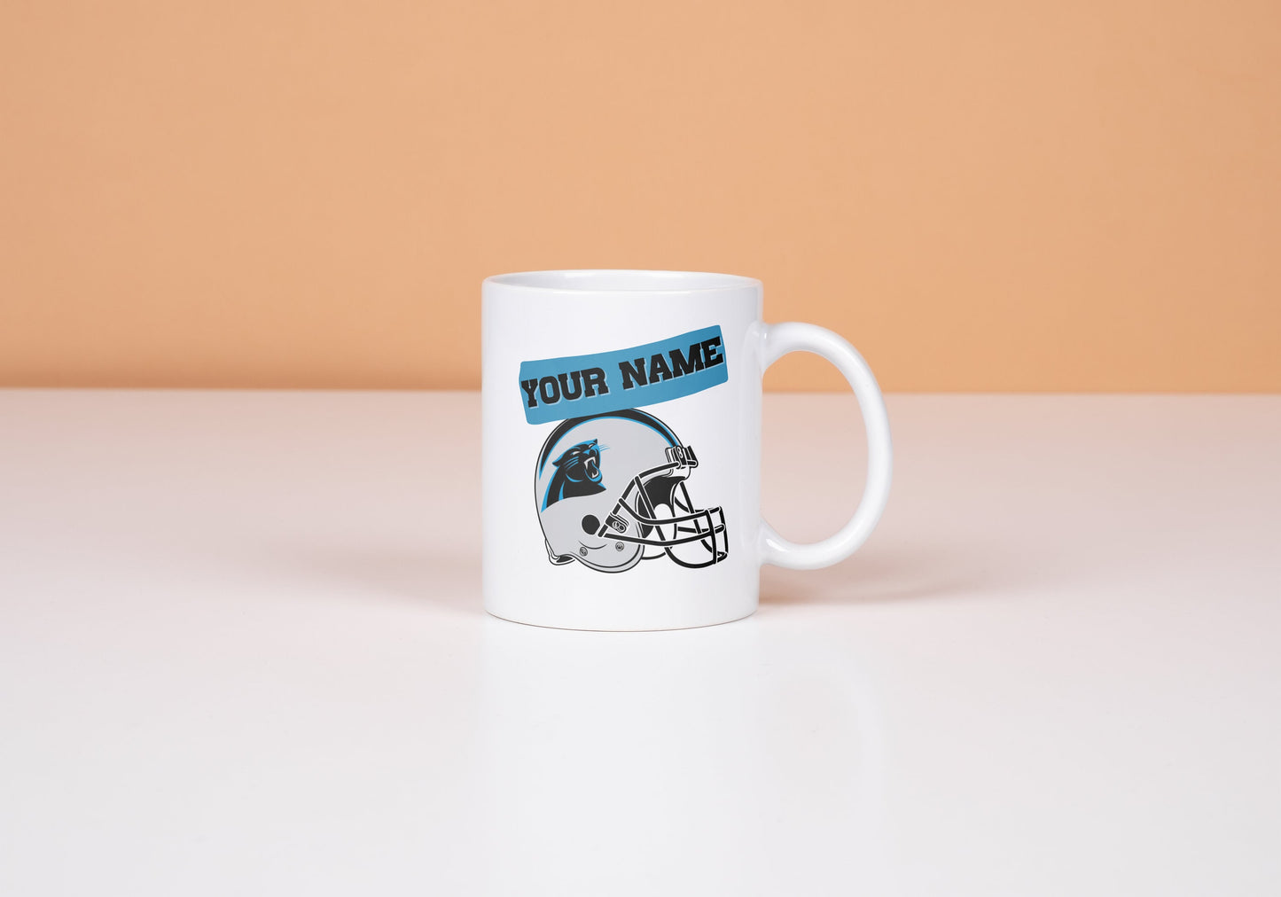 Carolina Panthers, Panthers NFL, Football Lovers, Football Mug, Custom name mug, Panthers lovers, NFL mug, Football Lovers.